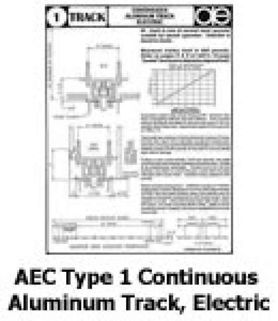 AEC Type 1 Conitnuous Aluminum Track, Electric