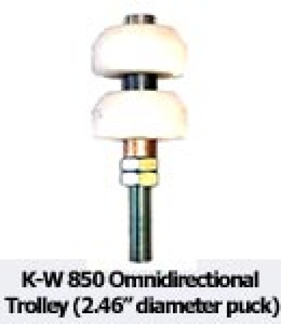 K-W 850 Omnidirectional Trolley (2.46″ diameter puck)