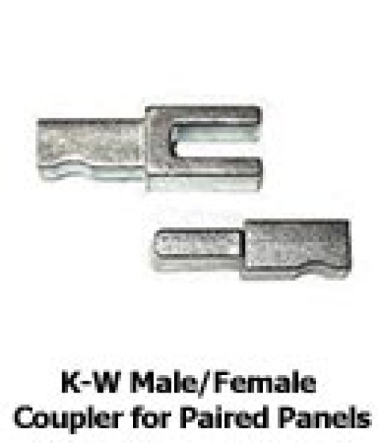 K-W Male/Female Coupler for Pained Panels