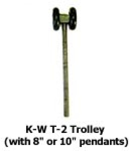 K-W-T-2 Trolley (with 8″ or 10″ pendants)